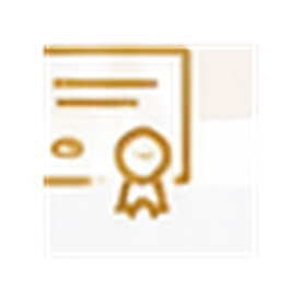 Placement certificate icon